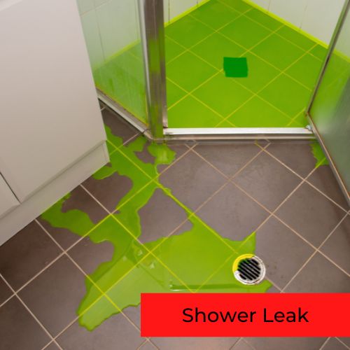 Shower leaking
