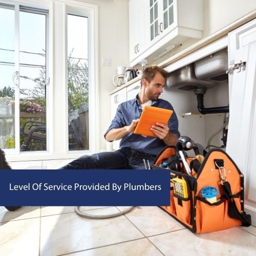 Level Of Service Provided By Plumbers