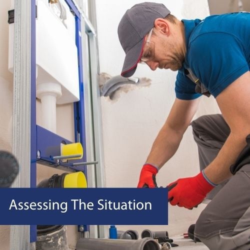 When you're dealing with commercial plumbing issues, it's important to assess the situation first.