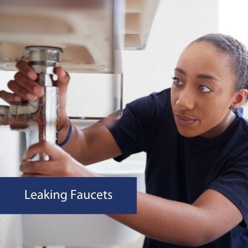 Leaking faucets are a common problem in commercial plumbing. 