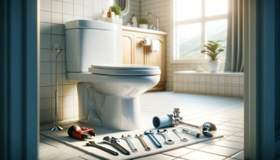 how to plumb a toilet
