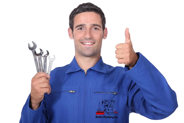 plumber with wrench